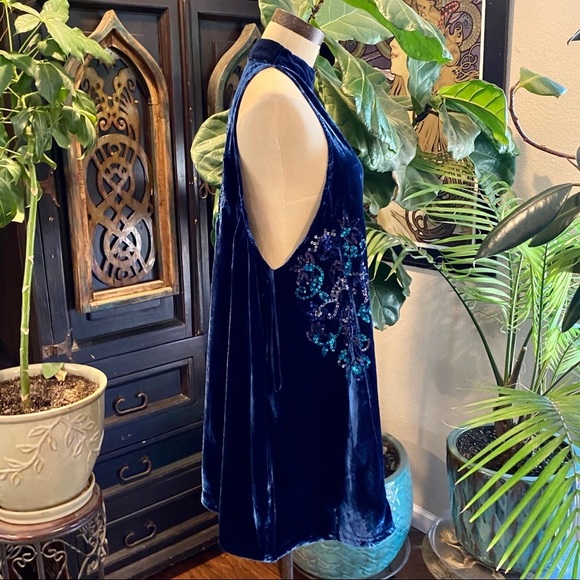 Free People Jill’s velvet sequin swing dress - Picture 9 of 14